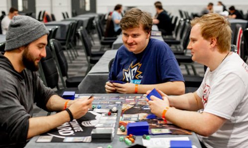 MCM Comic Con reset room team, people using the room and cosplayers MCM Comic COn