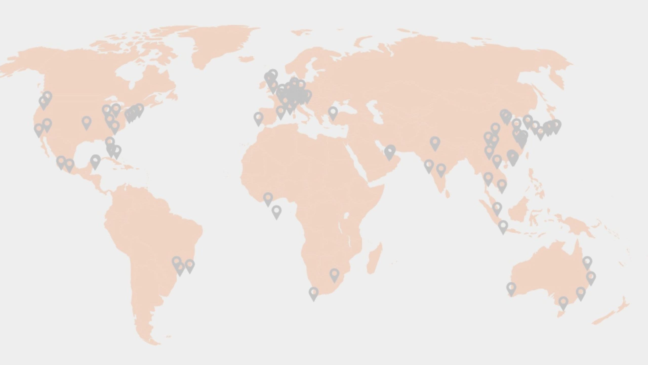 Map of RX events
